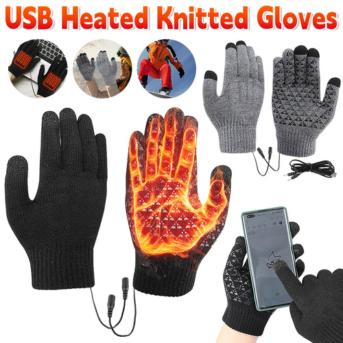 Gants chauffants USB tactiles