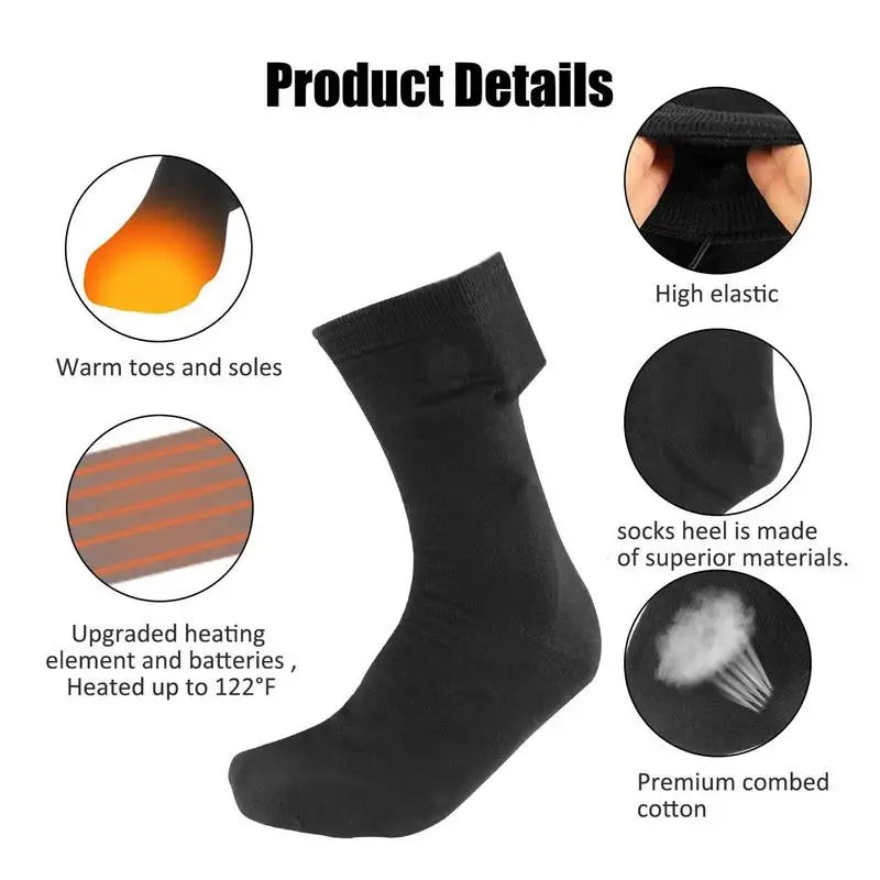 Chaussettes chauffantes USB
