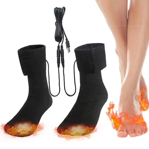 Chaussettes chauffantes USB