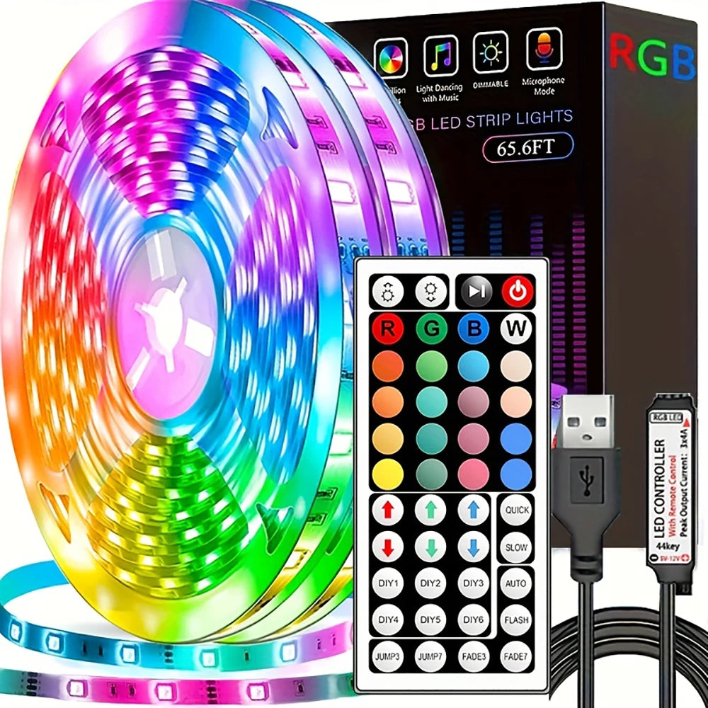 Ruban LED RGB avec télécommande