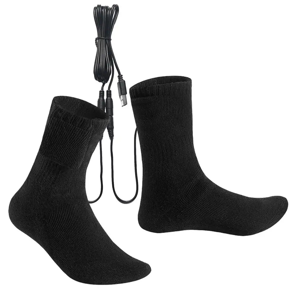 Chaussettes chauffantes USB